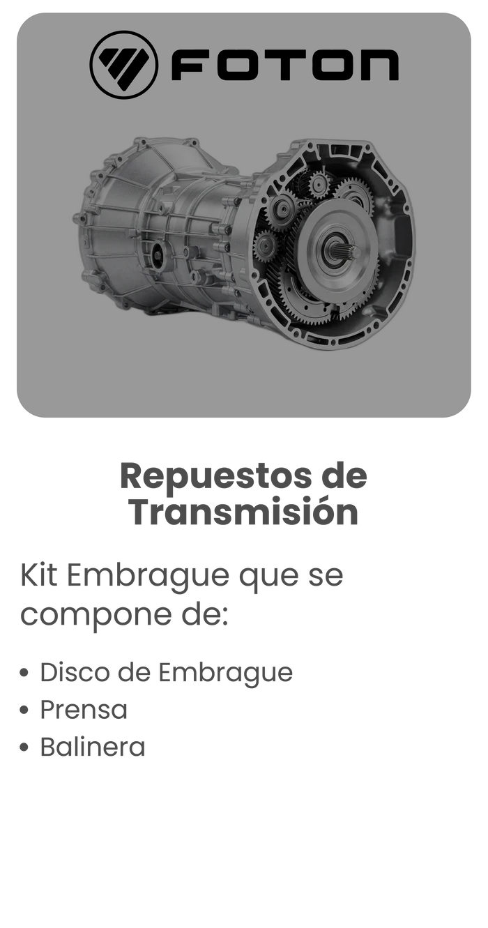 Foton Repuestos 2